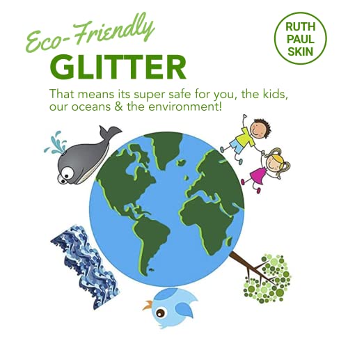 Mermaid Face & Body Glitter: for Women & Girls | Biodegradable Glitter Gel Bo...