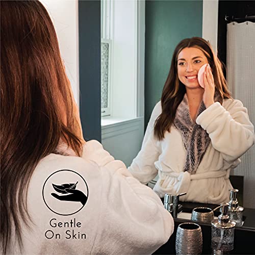 S&T INC. Always Off Reusable Makeup Remover Cloths, Round Pads with Mesh Laun...