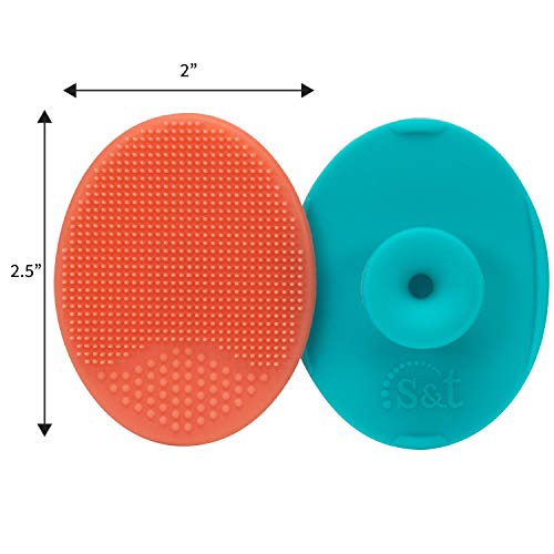 S&T INC. Lil' Scrubbies Facial Cleansing Brush and Deep Pore Cleanser for All...