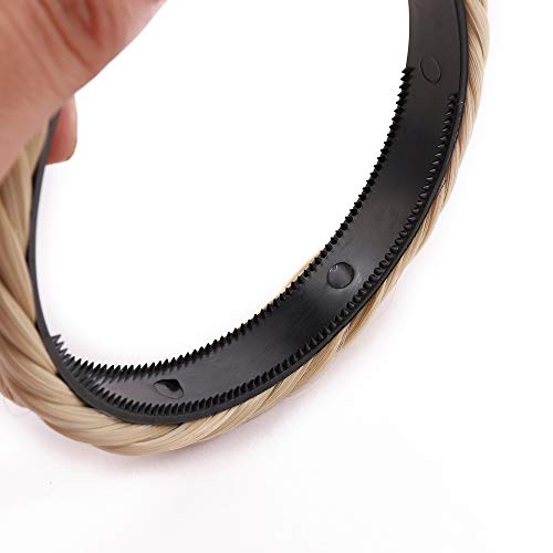 Wide Fishtail Braid Headband With Teeth Braided Headband Wide Plaited Braids ...