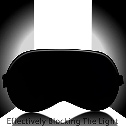 Sleep Mask, Super Soft Eye Masks with Adjustable Strap, Lightweight Comfortab...