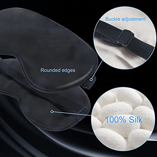 Sleep Mask, Super Soft Eye Masks with Adjustable Strap, Lightweight Comfortab...