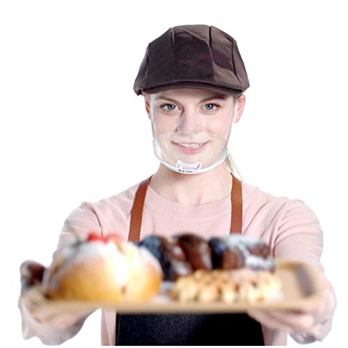 Clear Face Anti-fog Mask Smile Shield 10 SET with Replacement Films Reusable ...