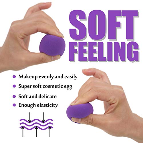 Makeup Sponge Blender Beauty Sponge Set 12pcs and Beauty Foundation Sponge Bl...