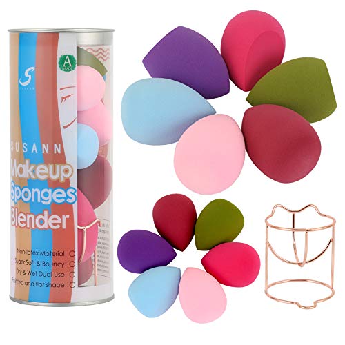 Makeup Sponge Blender Beauty Sponge Set 12pcs and Beauty Foundation Sponge Bl...