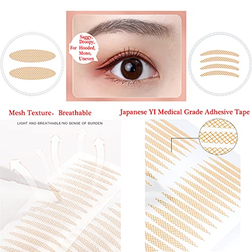 Natural Ultra Invisible Single Side Double Eyelid Tapes Lift Strips Stickers,...