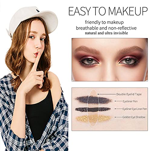 Natural Ultra Invisible Single Side Double Eyelid Tapes Lift Strips Stickers,...