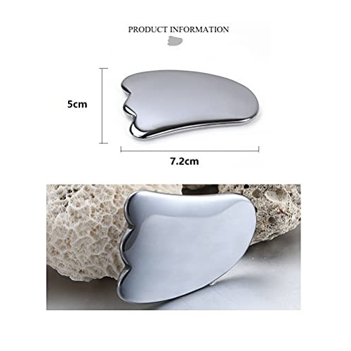 SAEEYCUE Authentic Terahertz Stone Gua Sha Set Facial Massage Eye Face Depuff...