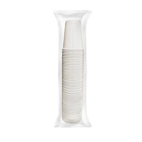 Safe-Dent Disposable Plastic 5 oz Cups 1000 Count (White)