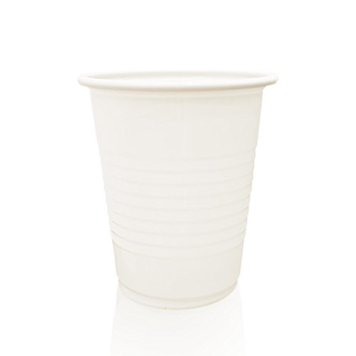 Safe-Dent Disposable Plastic 5 oz Cups 1000 Count (White)