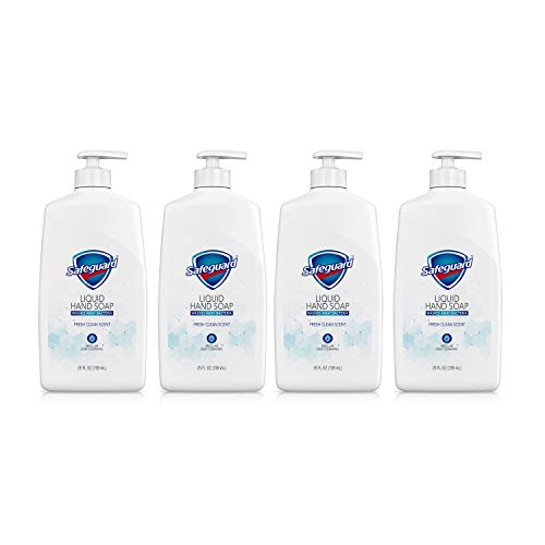 Safeguard Liquid Hand Soap, Washes Away Bacteria, Micellar Deep Cleansing, Fr...