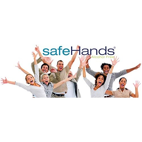 safeHands Alcohol-Free Hand Sanitizer Wipes, 72 Gentle Antibacterial Wipes pe...
