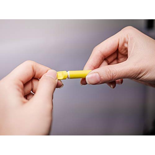 Contact-Activated Safety Lancet Orange 100 Units. Needle Size 23G. Penetratio...