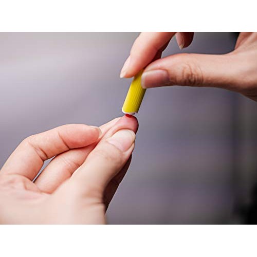 Contact-Activated Safety Lancet Orange 100 Units. Needle Size 23G. Penetratio...