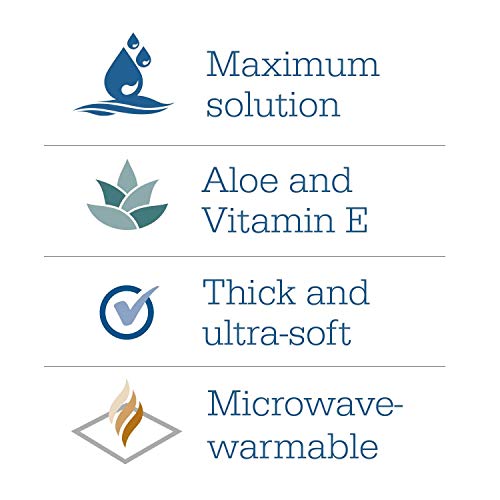 Essential Bath Cleansing Washcloths (30 Packs, 240 Cloths) No Rinse Bathing W...