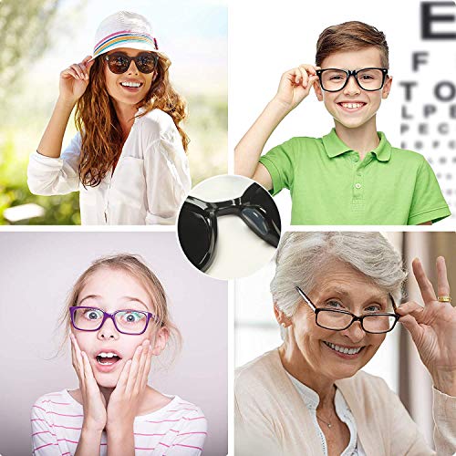 Upgraded Eyeglasses Silicone Nose Pads, 12pairs Adhesive Silicone Anti-Slip E...
