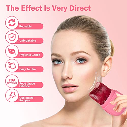 Ice Roller for Face Skin Care Ice Facial Contour Cube Remove Fine Lines Shrin...