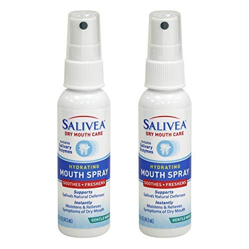 Salivea Extra Gentle Dry Mouth Spray - Soothing Mint Mouth Spray with Natural...