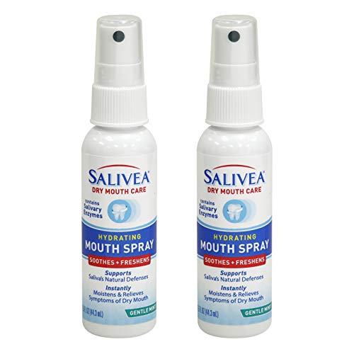 Salivea Extra Gentle Dry Mouth Spray - Soothing Mint Mouth Spray with Natural...