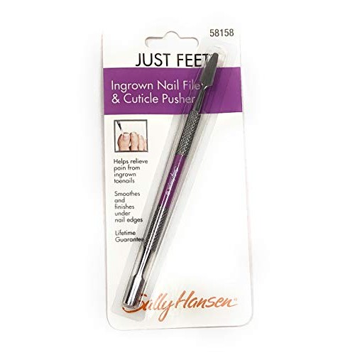 Just Feet Ingrown Nail File and Cuticle Pusher