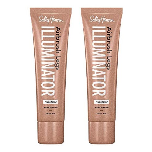 Sally Hansen Airbrush Legs Illuminator Nude Glow, 2 Count