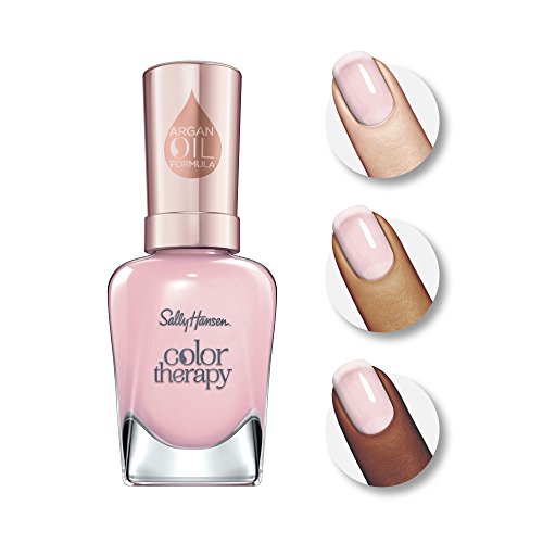 Sally Hansen Color Therapy Nail Polish, Rosy Quartz Long-Lasting Nail Polish ...