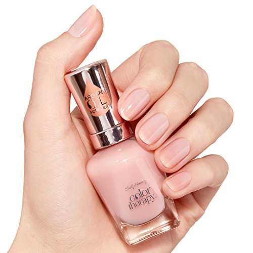 Sally Hansen Color Therapy Nail Polish, Rosy Quartz Long-Lasting Nail Polish ...