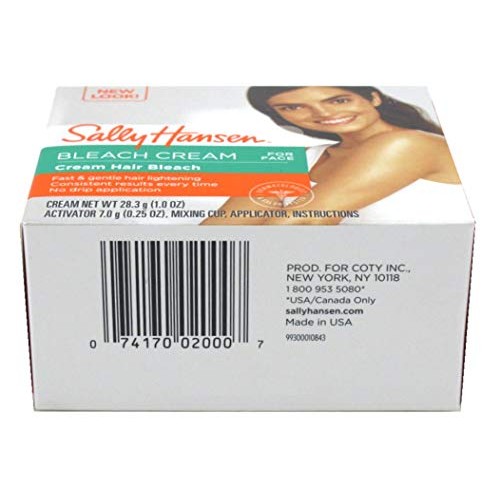 Sally Hansen Creme Hair Bleach For Face (3 Pack)