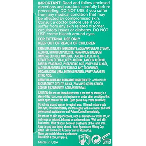 Sally Hansen Creme Hair Bleach For Face (6 Pack)