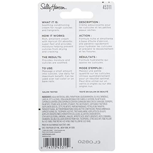 Sally Hansen Cuticle Massage Cream, 0.4 Ounce