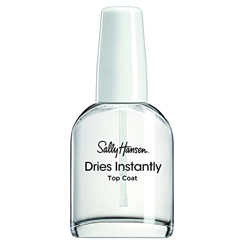 Sally Hansen Dries Instantly Top Coat Nail Polish for Women, No Fade, 0.45 Fl...