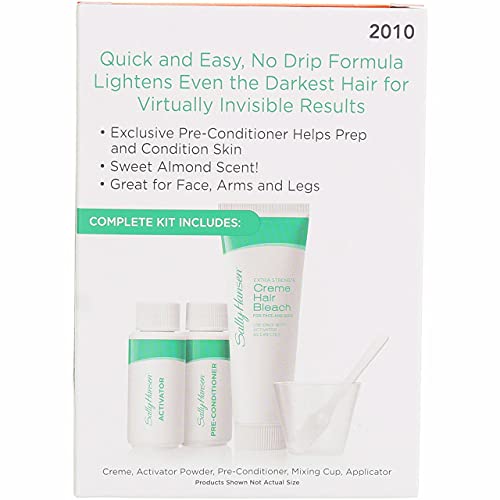 Sally Hansen Extra Strength Creme Hair Bleach For Face & Body, 1.5 oz