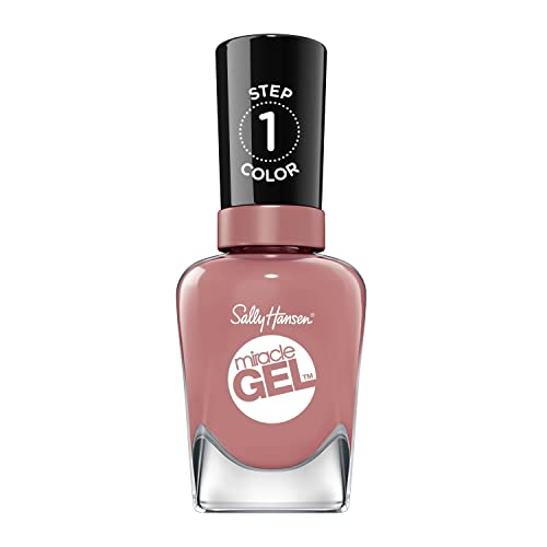 Sally Hansen Miracle Gel Nail Polish, Shade Rose & Shine 252 (Packaging May V...