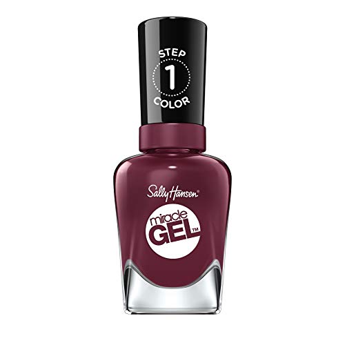 Sally Hansen Miracle Gel Nail Polish, Shade V-Amplified 489 (Packaging May Va...
