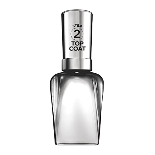 Sally Hansen Miracle Gel Nail Polish Shiny Top Coat, 101 Miracle Gel 3.0 Shin...
