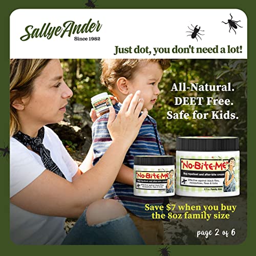 SALLYEANDER No-Bite-Me Natural Bug Repellent & Anti Itch Cream - Safe for Kid...