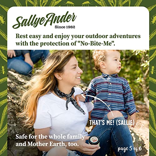 SALLYEANDER No-Bite-Me Natural Bug Repellent & Anti Itch Cream - Safe for Kid...