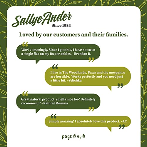 SALLYEANDER No-Bite-Me Natural Bug Repellent & Anti Itch Cream - Safe for Kid...