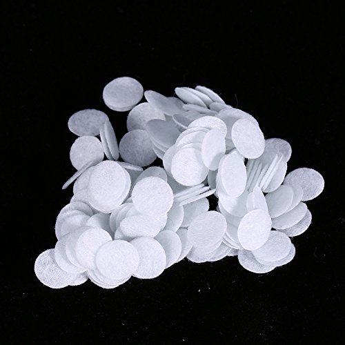 100 Pcs Filter Cotton, Optional 7 Different Diameters Cotton Filters Replacem...