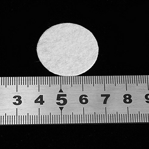 100 Pcs Filter Cotton, Optional 7 Different Diameters Cotton Filters Replacem...