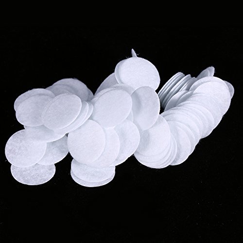 100 Pcs Filter Cotton, Optional 7 Different Diameters Cotton Filters Replacem...