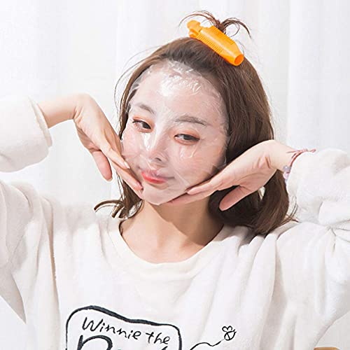 SALOCY 200 Sheets Disposable Facial Mask Facial Sheet Mask Transparent DIY Fa...