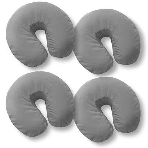 Saloniture 4-Pack Premium Microfiber Face Cradle Covers - Ultra Soft Fitted M...