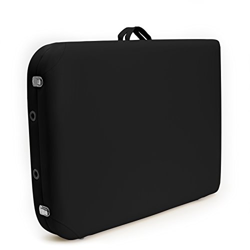 Saloniture Basic Portable Folding Massage Table - Black