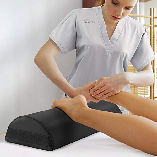 Saloniture Jumbo Half Round Massage Table Bolster Pillow Pad - 26 x 9 x 4.5 I...