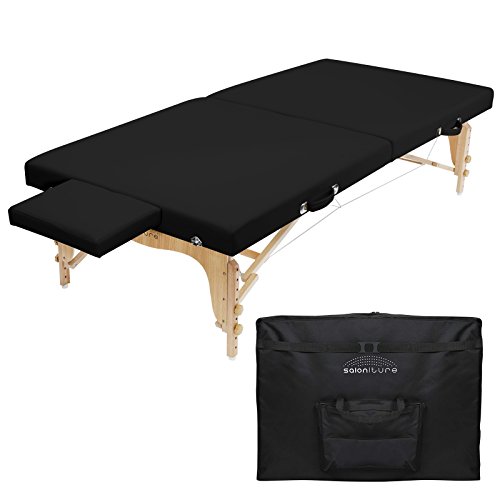 Saloniture Portable Physical Therapy Massage Table - Low to Ground Stretching...