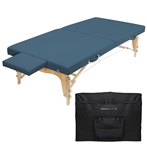 Saloniture Portable Physical Therapy Massage Table - Low to Ground Stretching...