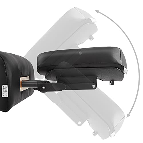 Saloniture Professional Electric Lift Massage Table - Includes Headrest, Face...