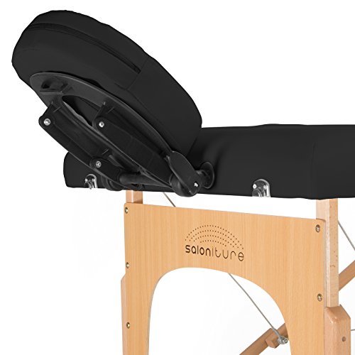 Saloniture Professional Portable Folding Massage Table with Carrying Case - B...