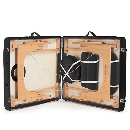 Saloniture Professional Portable Folding Massage Table with Carrying Case - B...